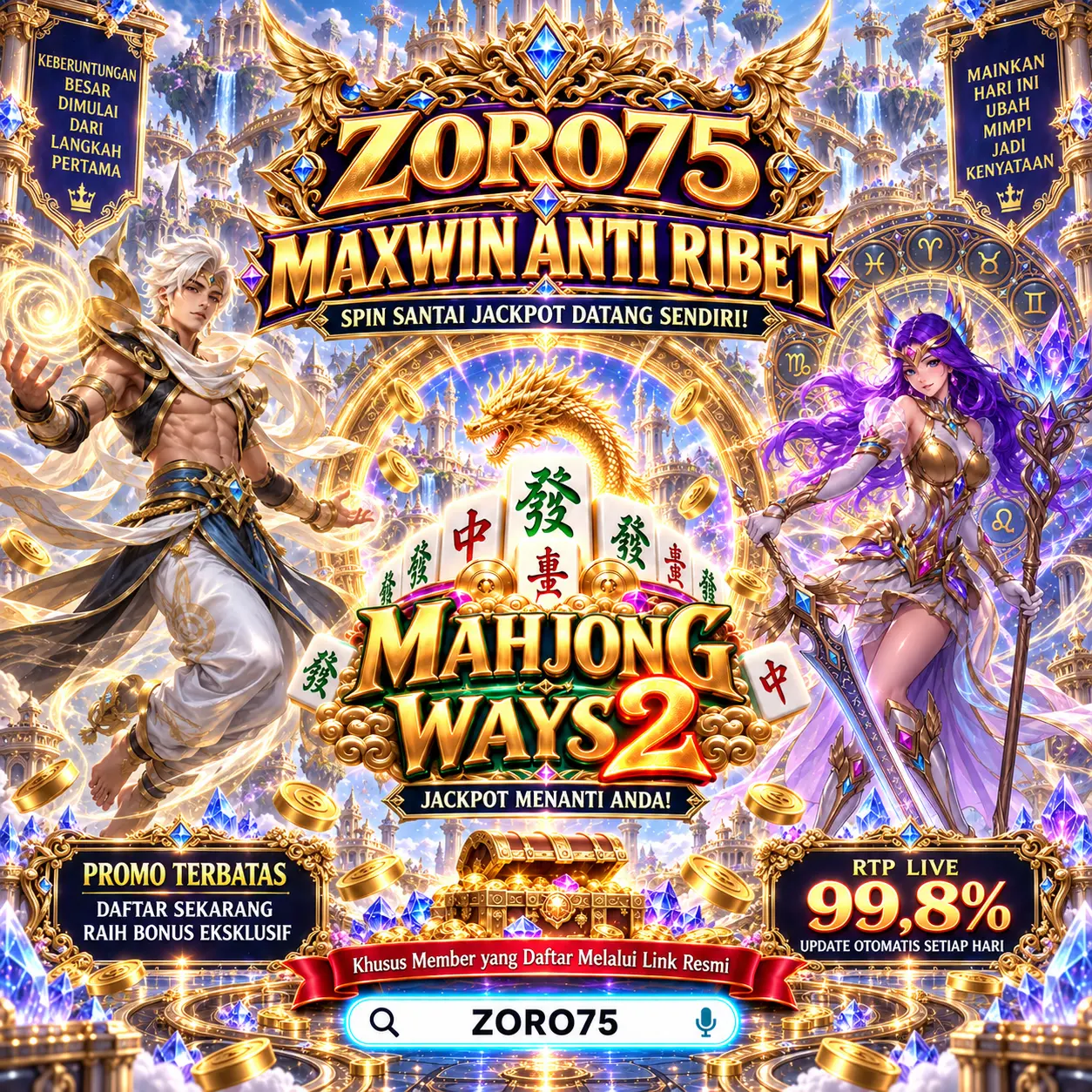 ZORO75 • Taklukkan 75 Misi Bounty Untuk Membuka Rank Skill Dan Reward Eksklusif